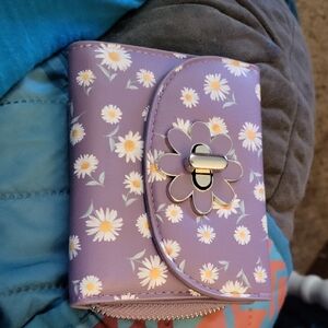 Floral Purple Kids Wallet